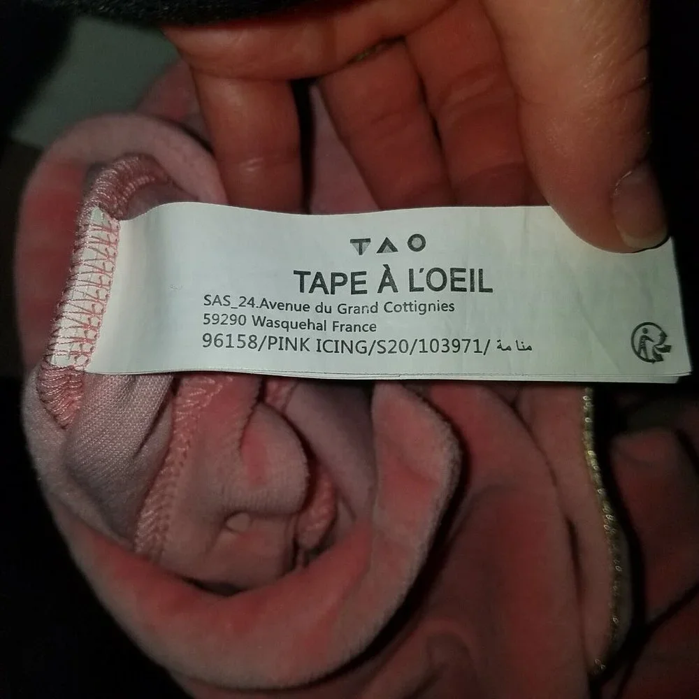 Tape A L'Oeil Pink Footie Sleeper Licorne Party Baby Girl 12 Months Unicorn